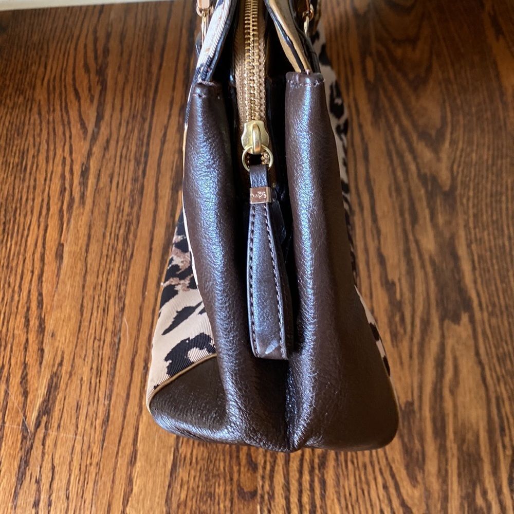 Coach Madison Kimberly Ocelot Print Carry All Handbag 25207 Light Khaki - Picture 8 of 12